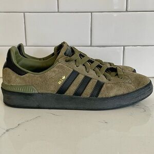 Adidas Campus Adv Marc Johnson- Men's Sneaker- Shoes Size 5- Olive & Black